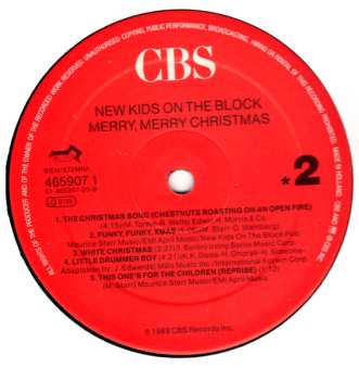 LP New Kids On The Block: Merry, Merry Christmas