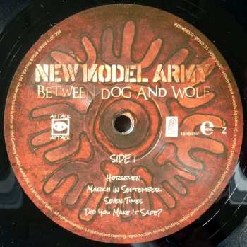 2LP New Model Army: Between Dog And Wolf LTD