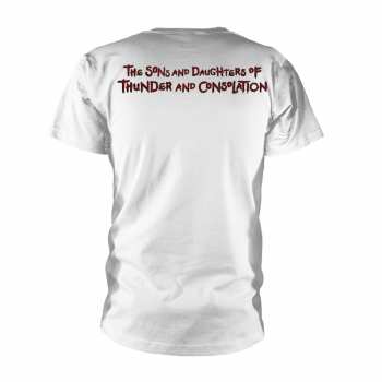 Merch New Model Army: Tričko Thunder And Consolation (white) S