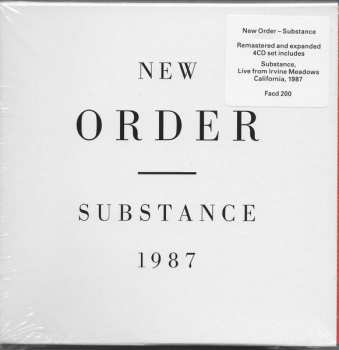 4CD New Order: Substance DLX