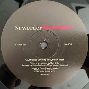 LP New Order: Technique