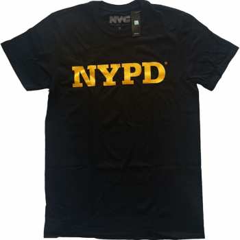 Merch New York City: Póló Nypd Text Logo New York City