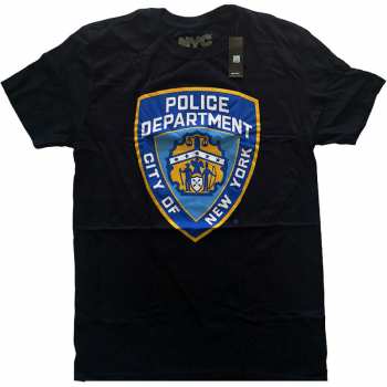 Merch New York City: Póló Police Dept. Badge