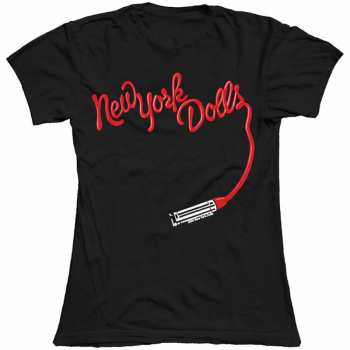 Merch New York Dolls: Női Póló Lipstick Logo New York Dolls 
