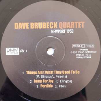 LP The Dave Brubeck Quartet: Newport 1958