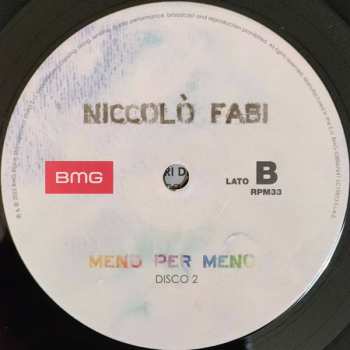 2LP Niccolò Fabi: Meno Per Meno