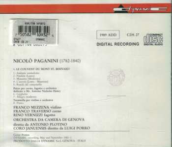 CD Niccolò Paganini: Le Couvent Du Mont St. Bernard