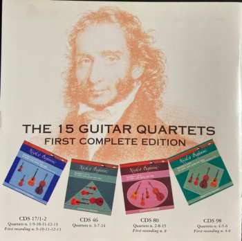 CD Niccolò Paganini: Quartets N. 4 - 5 - 6 For Violin, Viola, Guitar And' Cello