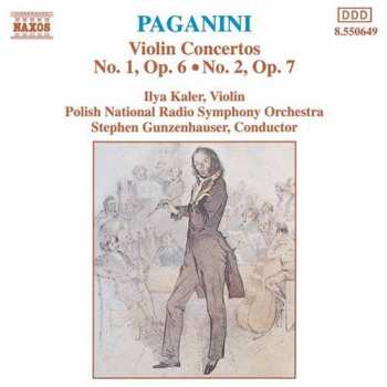CD Niccolò Paganini: Violin Concertos No 1, Op. 6  & No. 2, Op. 7