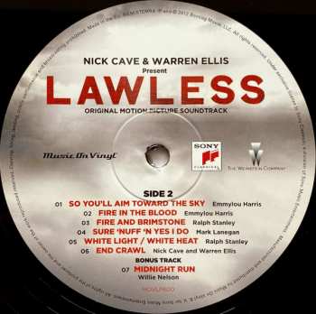 LP Nick Cave & Warren Ellis: Present: Lawless - Original Motion Picture Soundtrack