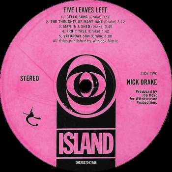 LP Nick Drake: Five Leaves Left