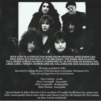 CD Nick Fury: Full Speed Ahead