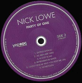 2LP Nick Lowe: Party Of One