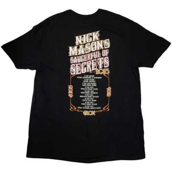 Merch Nick Mason's Saucerful Of Secrets: Nick Mason's Saucerful Of Secrets Unisex T-shirt: Europe Tour 2023 (back Print & Ex-tour) (medium) M