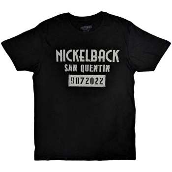 Merch Nickelback: Póló San Quentin