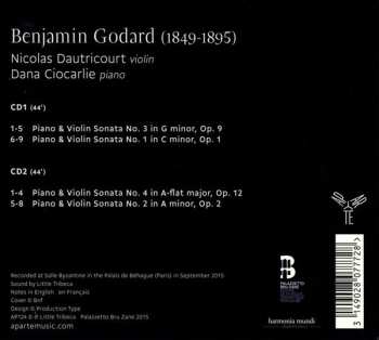 2CD Dana Ciocarlie: Sonatas Pour Violin Et Piano
