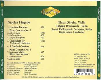 CD Elmar Oliveira: Credendum For Violin And Orchestra • Piano Concerti Nos. 2 And 3 • Overture Burlesca • A Goldoni Overture