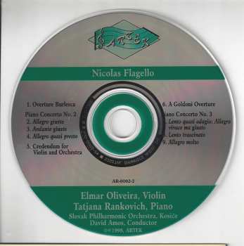 CD Elmar Oliveira: Credendum For Violin And Orchestra • Piano Concerti Nos. 2 And 3 • Overture Burlesca • A Goldoni Overture