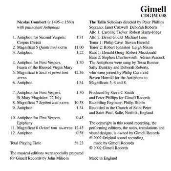 CD The Tallis Scholars: Magnificats 5-8