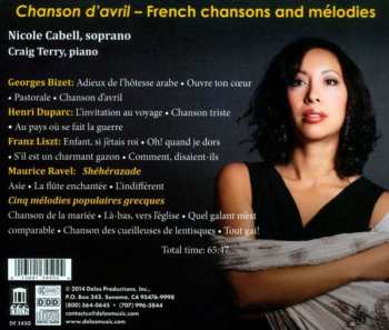 CD Nicole Cabell: Chanson D'Avril