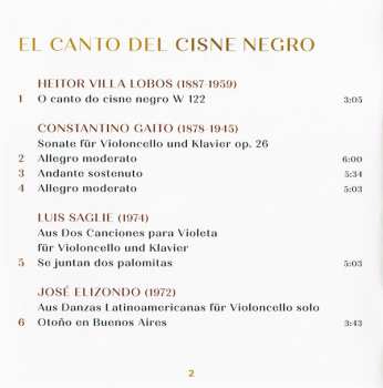 CD Nicole Peña Comas: El Canto Del Cisne Negro