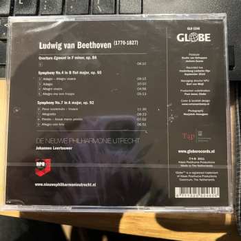 CD Nieuwe Philharmonie Utrecht: Ludwig van Beethoven: Egmont | The Fourth & The Seventh