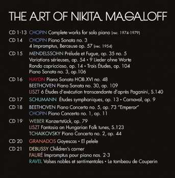 21CD/Dobozkészlet Nikita Magaloff: The Art Of Nikita Magaloff