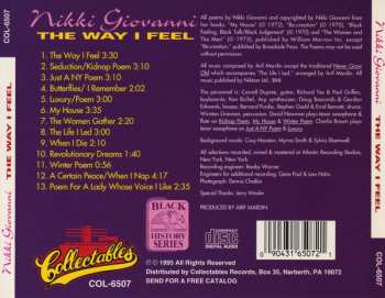 CD Nikki Giovanni: The Way I Feel