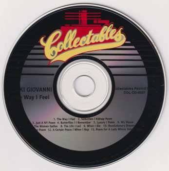 CD Nikki Giovanni: The Way I Feel