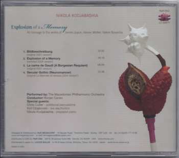 CD Nikola Kodjabashia: Explosion Of A Memory (A Literary Canvas For Orchestra)