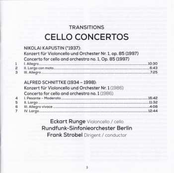 CD Alfred Schnittke: Cello Concertos