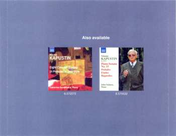 CD Nikolai Kapustin: Complete Chamber Works For Flute