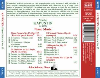 CD Nikolai Kapustin: Piano Sonata No. 15
