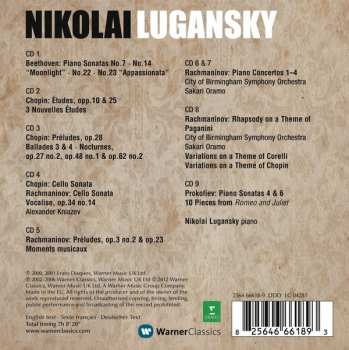 9CD/Dobozkészlet Nikolai Lugansky: Chopin, Rachmaninov, Beethoven & Prokofiev