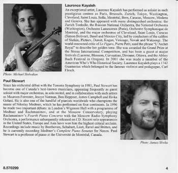 CD Nikolai Medtner: Violin Sonatas Nos. 1 And 2 - 2 Canzonas With Dances