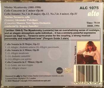 CD Nikolai Myaskovsky: Cello Concerto • Cello Sonatas