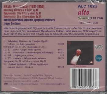 CD Russian State Symphony Orchestra: Complete Symphonic Works • Volume 13: Symphony No. 17, Symphony No. 21, Salutatory Overture