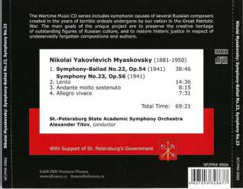 CD Nikolai Myaskovsky: Symphony-Ballad No.22, Symphony No.23