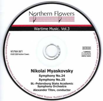 CD Nikolai Myaskovsky: Symphony No.24, Symphony No.25