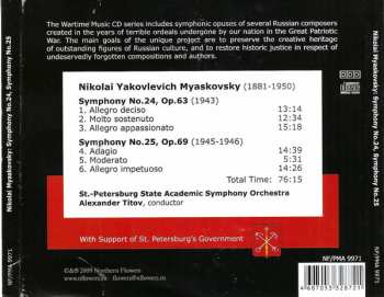 CD Nikolai Myaskovsky: Symphony No.24, Symphony No.25
