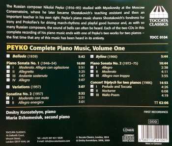 CD Dmitry Korostelyov: Complete Piano Music, Volume One