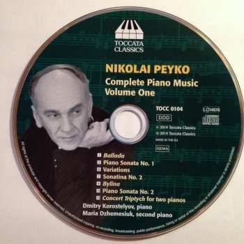 CD Dmitry Korostelyov: Complete Piano Music, Volume One