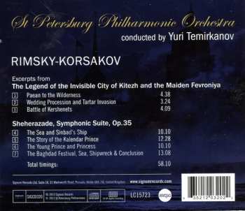 CD Nikolai Rimsky-Korsakov: Exceps From The Invisible City Of Kitezh -Sheherazade