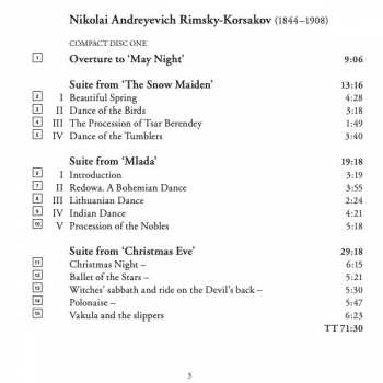 2CD Nikolai Rimsky-Korsakov: Overture And Suites From The Operas