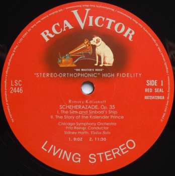 LP Fritz Reiner: Scheherazade LTD