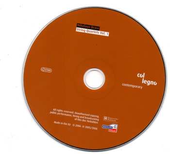 CD Nikolaus Brass: String Quartets, Vol. 1