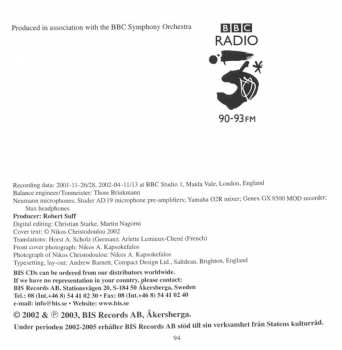 2CD BBC Symphony Orchestra: 36 Greek Dances, The Return of Ulysses