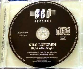 2CD Nils Lofgren: Night After Night