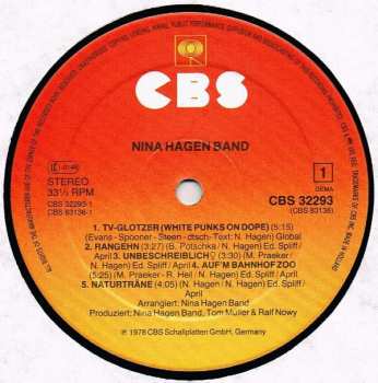 LP Nina Hagen Band: Nina Hagen Band