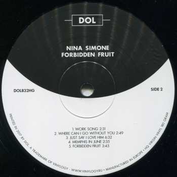 LP Nina Simone: Forbidden Fruit